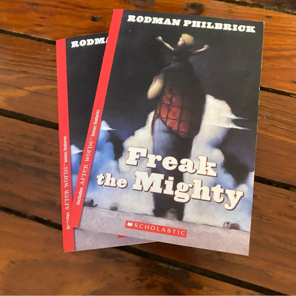 🧩 4/$20 FREAK THE MIGHTY by Rodman Philbrick paperback CLASSIC CHILDREN'S LIT